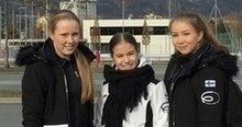 Enja, Joanna ja Hanna Cup of Tyrolissa Itävallassa